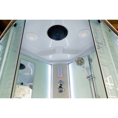 Душевая кабина EM1580 LED с гидромассажем (фото, вид 2)