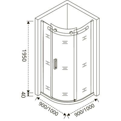   GOOD DOOR ALTAIR R-100-C-CH (,  2)