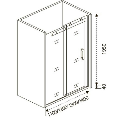   GOOD DOOR ALTAIR WTW-140-C-CH (,  4)