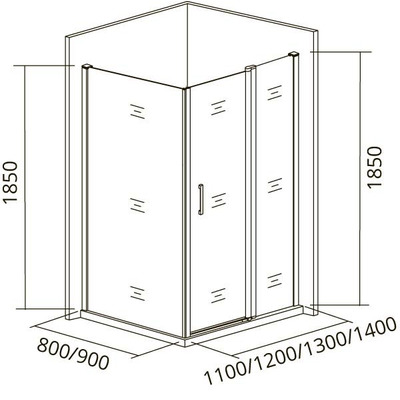   GOOD DOOR INFINITY SP-80 -C-CH (,  5)