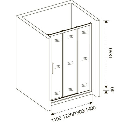   GOOD DOOR ORION WTW-110-G-CH (,  4)