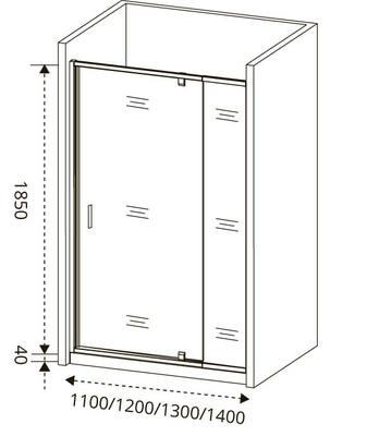   GOOD DOOR ORION WTW - PD -120-C-CH (,  2)