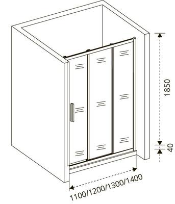   GOOD DOOR ORION WTW-120-C-CH (,  2)
