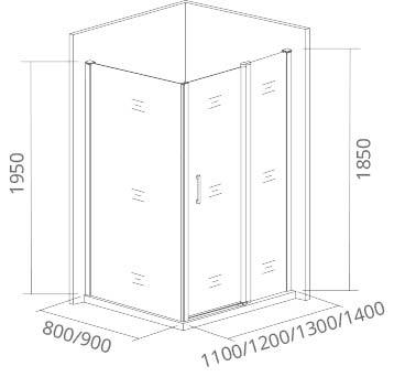   GOOD DOOR ANTARES SP-100-C-CH (,  1)
