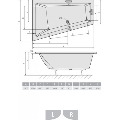   ALPEN Triangl 180 R (,  2)