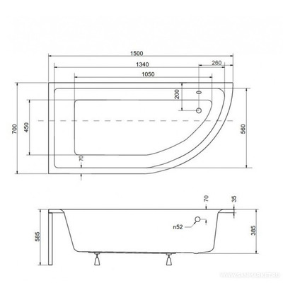  BESCO PRAKTIKA 150x70 L (,  3)