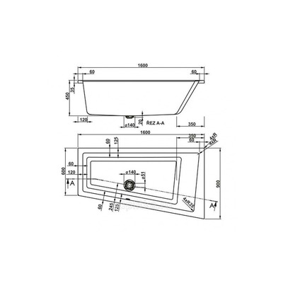  VAGNERPLAST Cavallo 160x90 L (,  2)