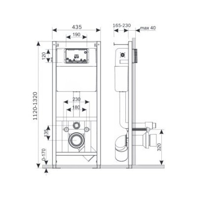 Унитаз с инсталляцией AM.PM Spirit I012702/I014151/C701738SC (вид 2) Унитаз с инсталляцией AM.PM Spirit I012702/I014151/C701738SC (фото, вид 2)