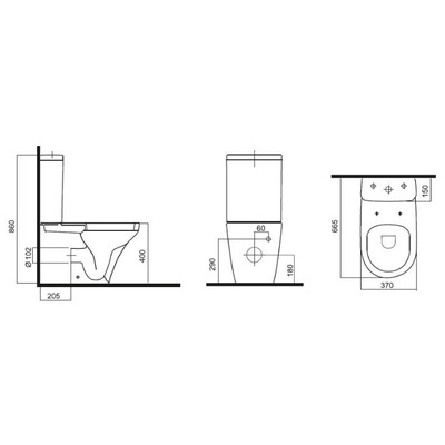 Унитаз AM.PM Inspire C508607WH (вид 1) Унитаз AM.PM Inspire C508607WH (фото, вид 1)