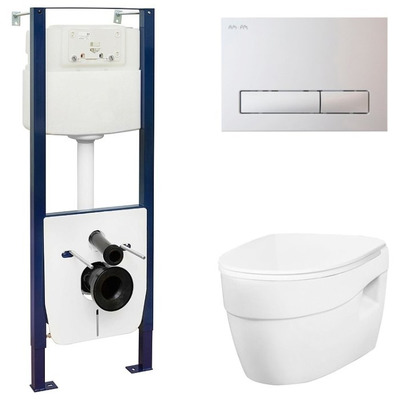 Унитаз с инсталляцией AM.PM Bliss L C531738SC (вид 2) Унитаз с инсталляцией AM.PM Bliss L C531738SC (фото, вид 2)