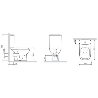 Унитаз AM.PM Like C808607SC (вид 1) Унитаз AM.PM Like C808607SC (фото, вид 1)