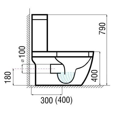 Унитаз Arcus 050 (салатовый) (вид 2) Унитаз Arcus 050 (салатовый) (фото, вид 2)