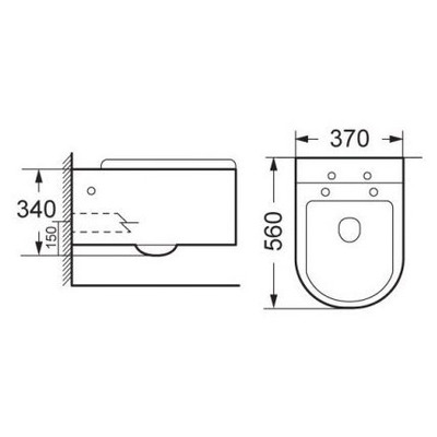 Унитаз BelBagno Santhe-I (подвесной с сиденьем, микролифт) (вид 1) Унитаз BelBagno Santhe-I (подвесной с сиденьем, микролифт) (фото, вид 1)