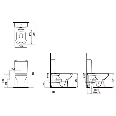 Унитаз Bien Seramik Venus 19KDP401 (вид 1) Унитаз Bien Seramik Venus 19KDP401 (фото, вид 1)