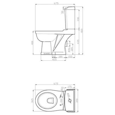Унитаз Della Boston OAK (вид 1) Унитаз Della Boston OAK (фото, вид 1)