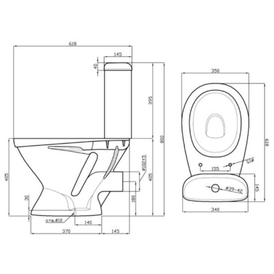 Унитаз Della Restyle Super Plus (вид 1) Унитаз Della Restyle Super Plus (фото, вид 1)