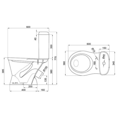 Унитаз Della Otti (сакура) (вид 1) Унитаз Della Otti (сакура) (фото, вид 1)