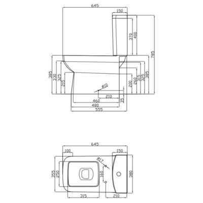 Унитаз Della Quattro Via Super Plus (версаче черный) (вид 1) Унитаз Della Quattro Via Super Plus (версаче черный) (фото, вид 1)