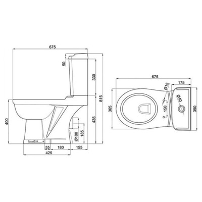 Унитаз Della Boston OAK Bronze (124) (вид 1) Унитаз Della Boston OAK Bronze (124) (фото, вид 1)