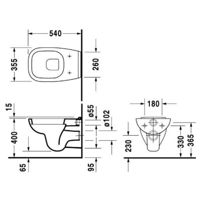  DURAVIT D-Code 220909 ( ) (,  1)
