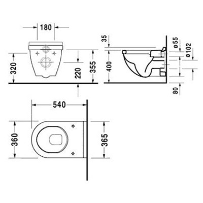  DURAVIT Starck 3 220009 ( ) (,  1)