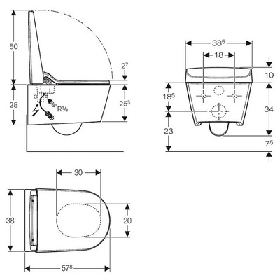 - GEBERIT AquaClean Sela 146.145.11.1 (,  1)