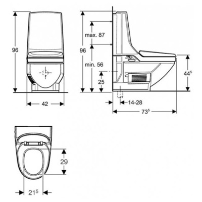 Унитаз-биде GEBERIT AquaClean 8000 plus 185.100.11.1 (вид 1) Унитаз-биде GEBERIT AquaClean 8000 plus 185.100.11.1 (фото, вид 1)