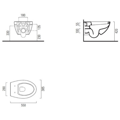 Унитаз GSI Modo 771211 (вид 1) Унитаз GSI Modo 771211 (фото, вид 1)