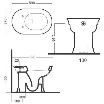 Унитаз hatria Dolcevita Y0H9 (вид 1) Унитаз hatria Dolcevita Y0H9 (фото, вид 1)