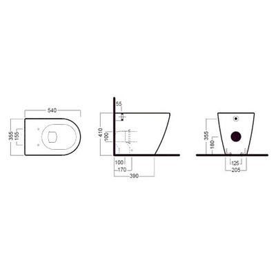 Унитаз hatria Fusion YXVD (с сиденьем, микролифт) (вид 1) Унитаз hatria Fusion YXVD (с сиденьем, микролифт) (фото, вид 1)