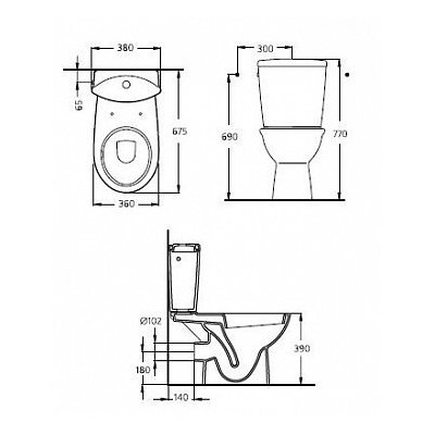 Унитаз Ideal STANDARD Oceane W306601 (вид 1) Унитаз Ideal STANDARD Oceane W306601 (фото, вид 1)