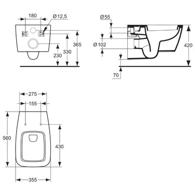 Ideal STANDARD Ventuno T316501 (,  1)