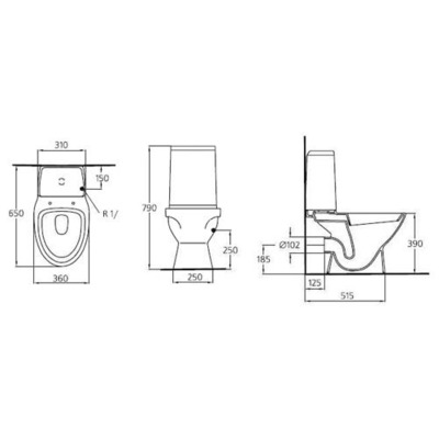  Ideal STANDARD Skanitet V335101 (,  1)