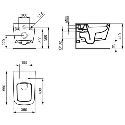  Ideal STANDARD Simply U J452101 (,  1)