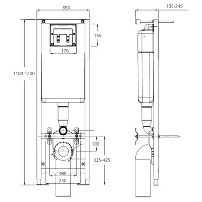 Унитаз с инсталляцией Ideal STANDARD Set W770001 (вид 2) Унитаз с инсталляцией Ideal STANDARD Set W770001 (фото, вид 2)