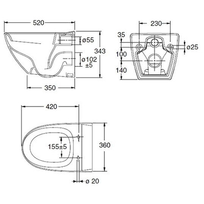 Унитаз IDO Seven D 7612001101 (вид 1) Унитаз IDO Seven D 7612001101 (фото, вид 1)
