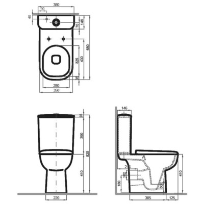 Унитаз Ifo Grandy RP213090110 (вид 1) Унитаз Ifo Grandy RP213090110 (фото, вид 1)