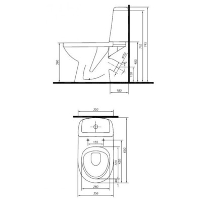 Унитаз Ifo Alseda RP1344502590 (вид 1) Унитаз Ifo Alseda RP1344502590 (фото, вид 1)