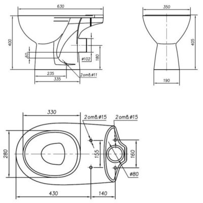 Унитаз Ifo Arret RS033612000 (вид 1) Унитаз Ifo Arret RS033612000 (фото, вид 1)