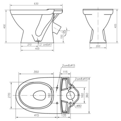 Унитаз Ifo Frisk RS021031000 (вид 1) Унитаз Ifo Frisk RS021031000 (фото, вид 1)