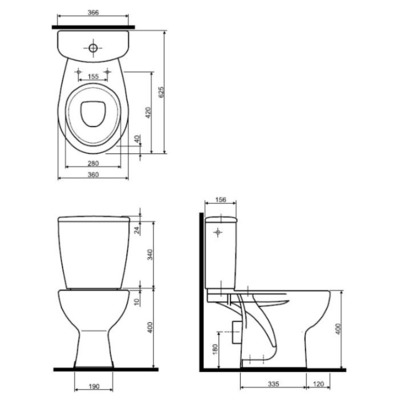 Унитаз Ifo Fargen RP1223182590 (вид 1) Унитаз Ifo Fargen RP1223182590 (фото, вид 1)