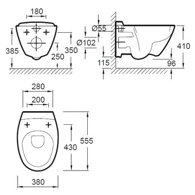   Jacob Delafon Presquile E4440-00+E5504-NF+ E4316-CP (,  2)