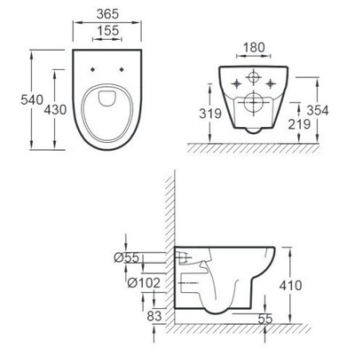    Jacob Delafon Odeon Up E4764-00+E5504-NF+ E4316-CP (,  2)