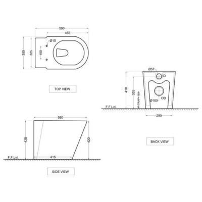  Jaquar Opal OPS-WHT-15955 ( , ) (,  1)