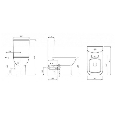 Унитаз Kale Babel 7111034300+7111040000 (с сиденьем, микролифт) (вид 1) Унитаз Kale Babel 7111034300+7111040000 (с сиденьем, микролифт) (фото, вид 1)