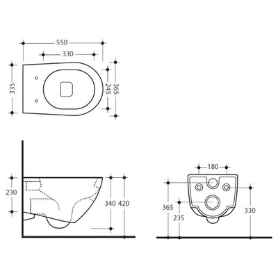 Унитаз KERASAN Aquatech 3715 (вид 1) Унитаз KERASAN Aquatech 3715 (фото, вид 1)