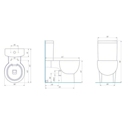 Унитаз Kirovit Олимп (с бачком и сиденьем микролифт) (вид 1) Унитаз Kirovit Олимп (с бачком и сиденьем микролифт) (фото, вид 1)