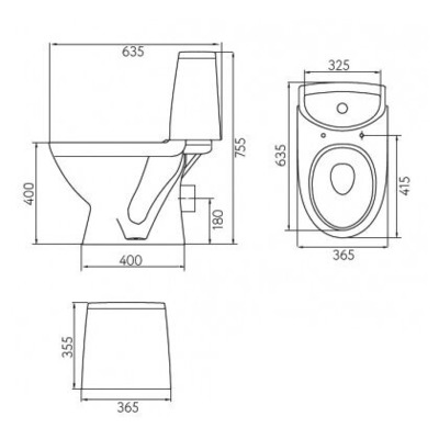 Унитаз KOLO Runa L89208 (вид 1) Унитаз KOLO Runa L89208 (фото, вид 1)