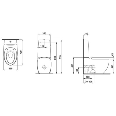  LAUFEN Alessi One 8.2297.6.400.000.1 (,  1)
