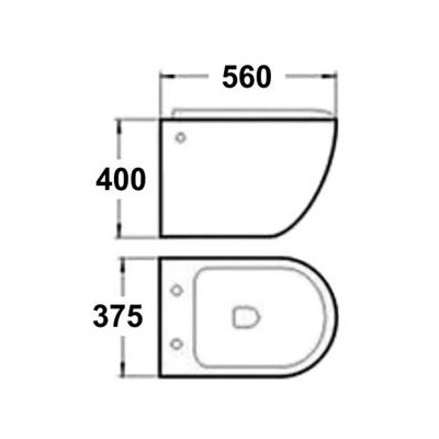 Унитаз MELANA MLN-803 (вид 1) Унитаз MELANA MLN-803 (фото, вид 1)